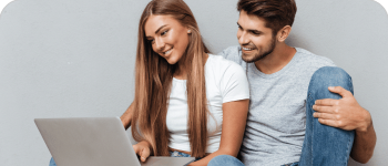 Couple reading article cover